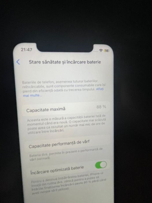 Vand iphone x baterie 88