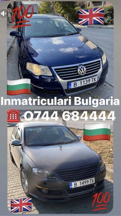 Inmatriculari Bulgaria masini din UK