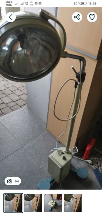 lampa examinare retro vintage design industrial