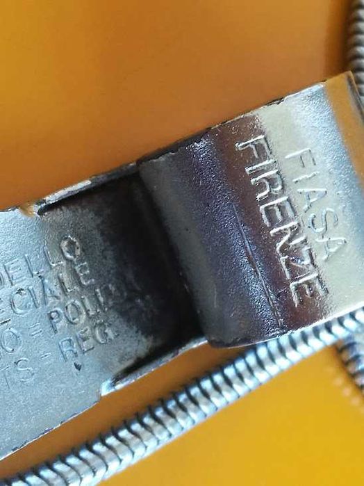 масивна бронзова съдийска свирка астория и балила италия мини с кюстек