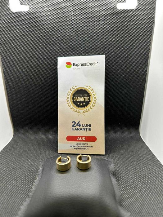 Cercei aur 14k 2.97g (AG29 Siraj B.34456.1) Garantie 2 ani!