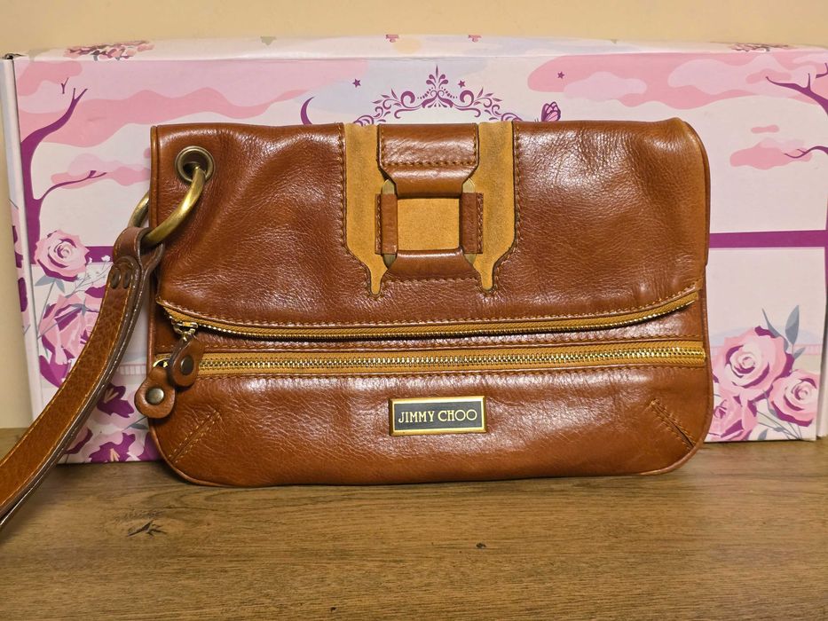 Jimmy Choo оригинална дамска чанта тип клъч