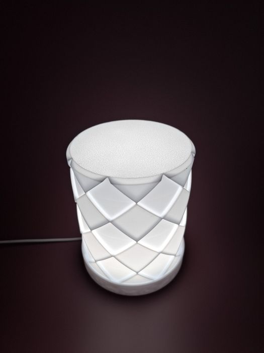 Veioză LED decorativă – design modern 3D – lumină ambientală elegantă