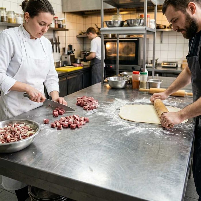 Накладка на стол из нержавеющей стали Доска разделочная Xamir taxta