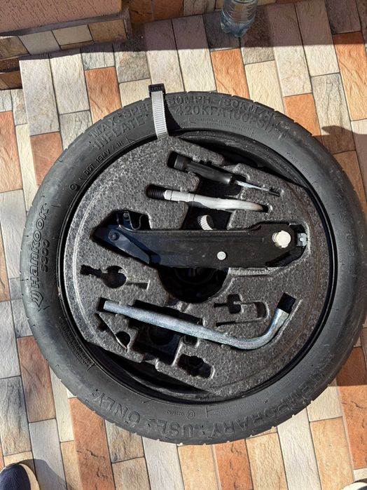 KIT Rezerva SLIM 125/70/16''VW Golf Touran Passat B7 8 cc Skoda SEAT