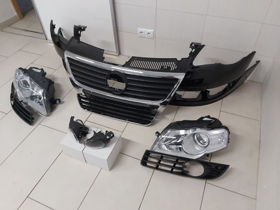Fata Completa VW Passat B6 2005-2011 L041 Bara+Grila Radiator+Grile