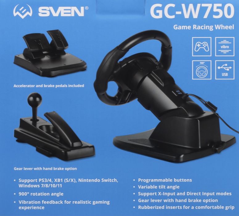Игровой Руль SVEN GC-W750