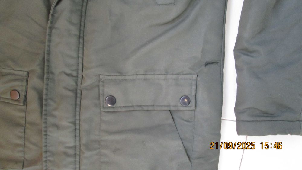 Английско яке с пух отвътре 10-11 г