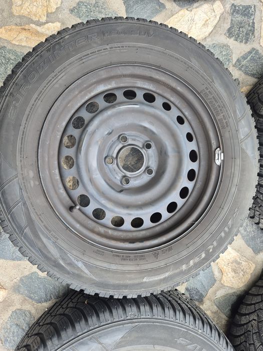 4бр стоманени джанти за Нисан кашкай Джук 2017г/6.ж Х16/ет 40/ датчици