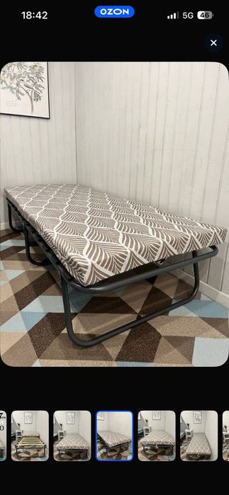 Раскладушка с ламелями