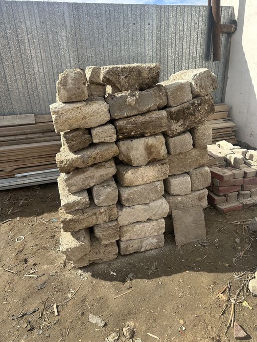 Ракуш кызыл тас брусчатка отход