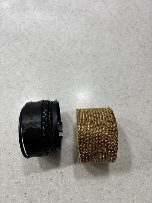 Кожаный золотой браслет продам