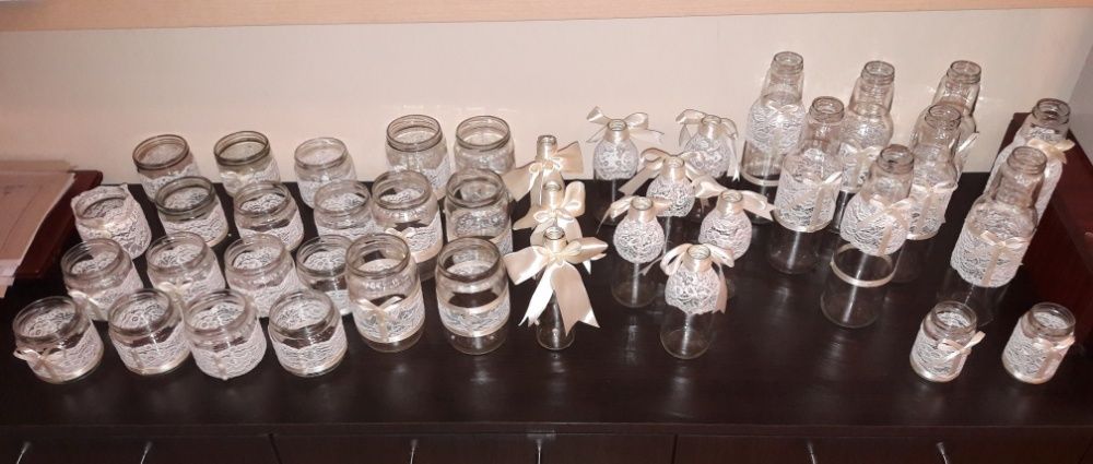 Прекрасна ръчно изработена украса за сватба или друг ваш празник