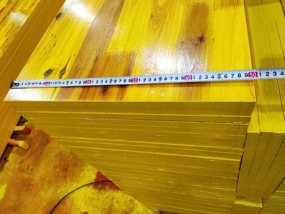 Жълти кофражни платна 21 мм