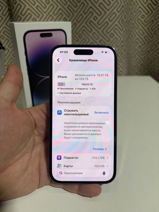 Iphone 14 pro фиолетовый