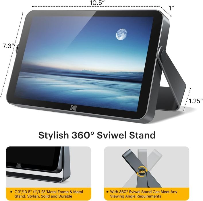 Цифровая фоторамка Kodak 10 дюйма Full HD экран , 32 gb + Wi Fi