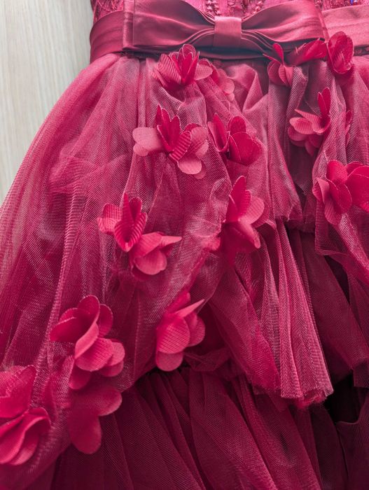Rochie de copii pt evenimente, pt 122-130 cm, purtata 1 data