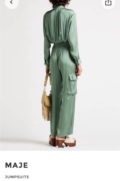 Maje уникален гащеризон копринен сатен