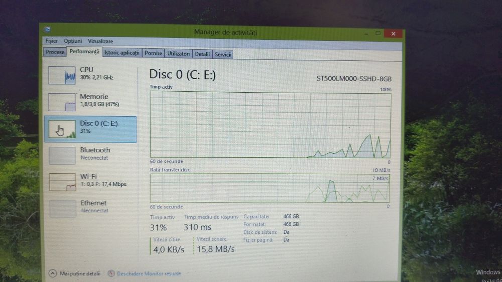 Laptop HP 6450b Windows 8.1