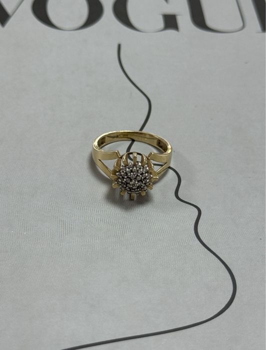 Золотое кольцо с бриллиантами/Bari Bar Shop/Рассрочка без процентов