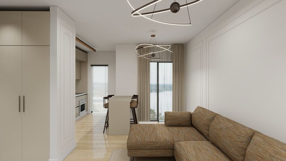 Amenajări decorațiuni interioare premium cu baghete si riflaje de lemn