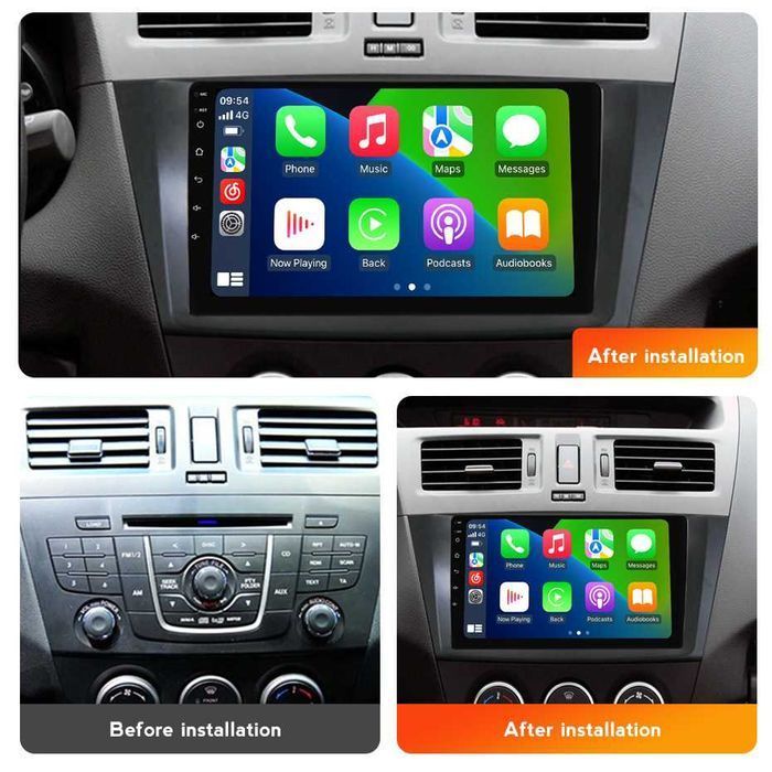 NAVIGATIE Android 14 Mazda 5 2010-2017 1/8 Gb Waze CarPlay + CAMERA