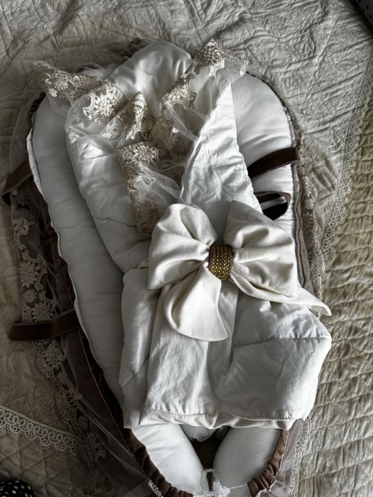 Кокон с одеялом - конвертом и подушечкой