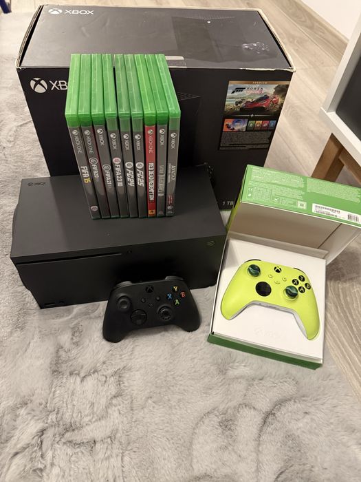 Xbox Series X 1TB+ 2 manete+jocuri+garantie