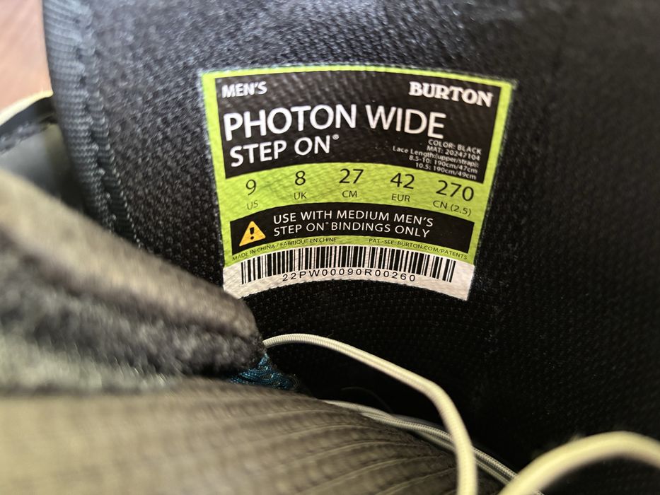 Burton Photon 42, MONDO 270+Автомати Step On