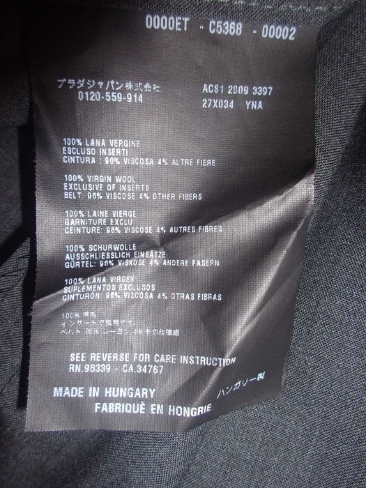 Sacou jacheta Prada gri marimea 44