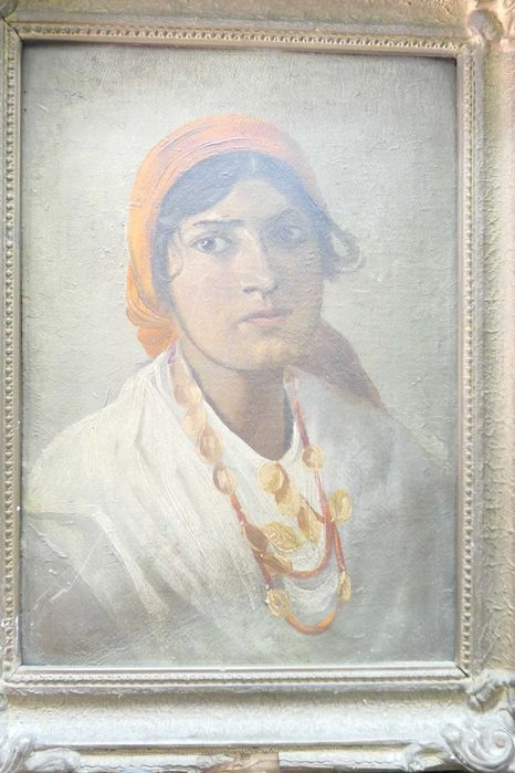 Gheorghe TEODORESCU ROMANAȚI - Natura Moarta Aurelia Ananescu Portret