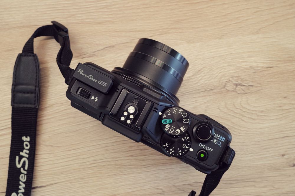 Aparat foto Canon G15 Powershot superb TOP geanta Card instagram