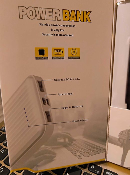 Baterie Externa KLGO KP-56, 10000 mAh, Incarcare Rapida