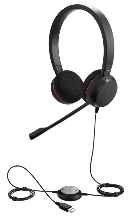 Наушники Jabra Evolve 20 MS Stereo черный