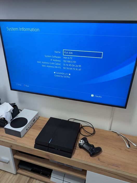 PS4 modat 6.72 500Gb