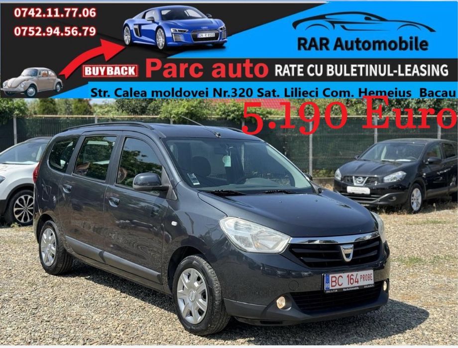 Dacia Lodgy 1.5dCi 7Locuri 07.2012 Rate Garantie Buy-Back