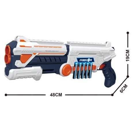 Пистолет Бластер оръжие с мишени и меки патрони, пушка Нърф