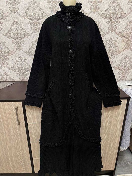 Турецкое плотное пальто осень-зима