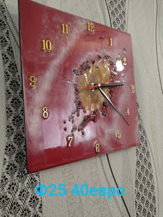 Ръчно Изработени  часовници от епоксидна смола