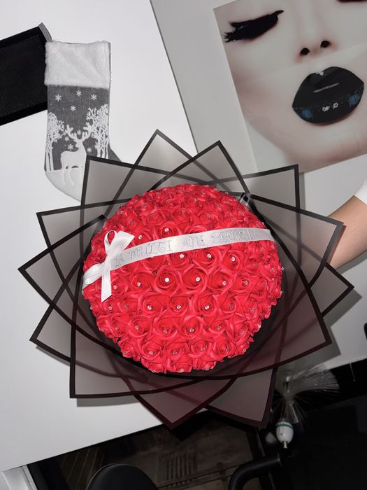 Buchet trandafiri din sapun