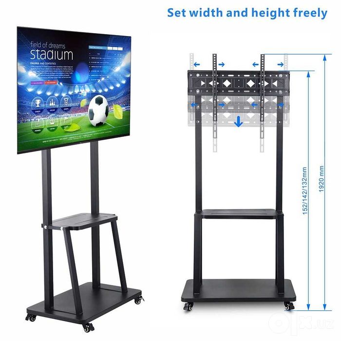 Кронштейн Стойка для ТВ 1700 Мобильная стойка