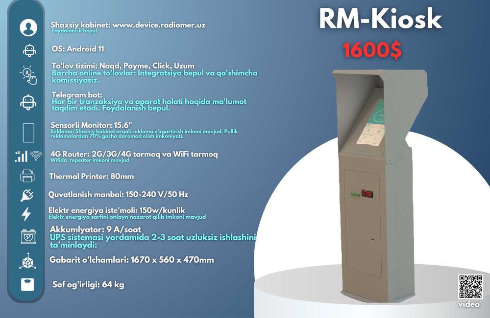 vending sotuv avtomatlari