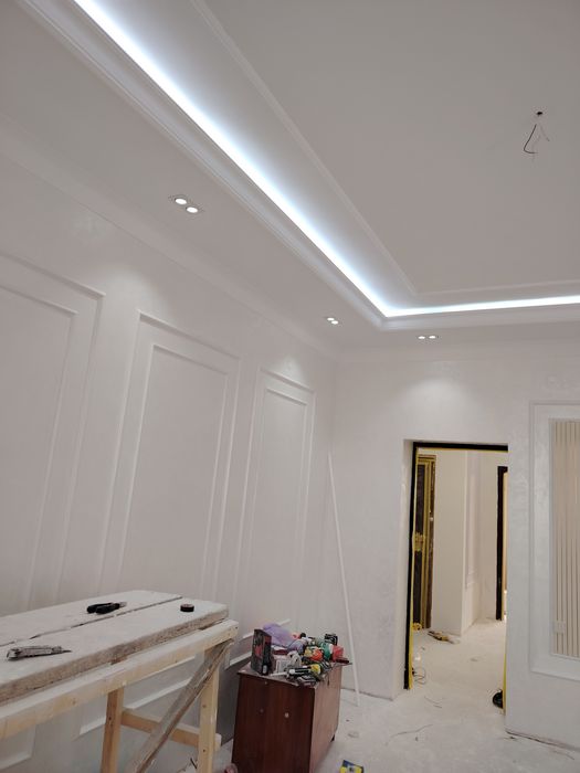 Ремонт квартира паткулч гипса картон паталок падмайк шкатурка малаяр к