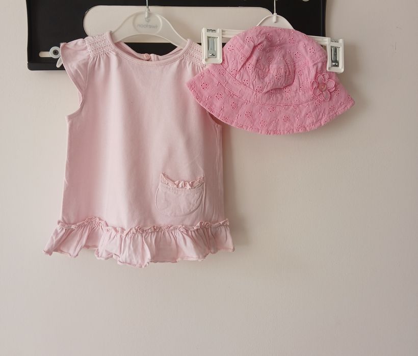 Туника и шапка 6-9 месеца mother care