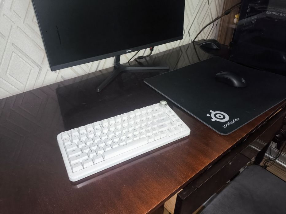 Ajazz ak820 max plus magnetic white