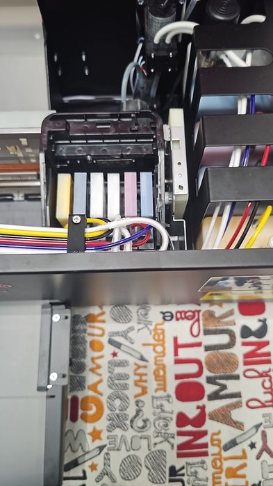 СПЕШНО!DTF принтер Printec ProDESK Mini 21 см,всички консумативи +