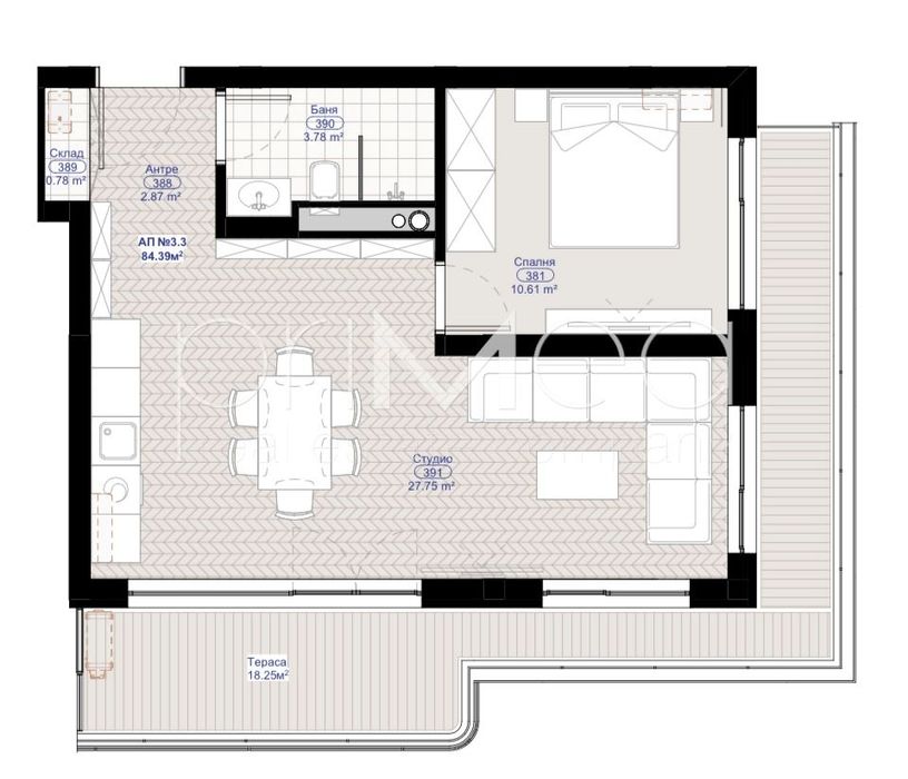 Продава се Двустаен апартамент в Черноморец - 84 кв.м за 873 €/кв.м - Снимка #1