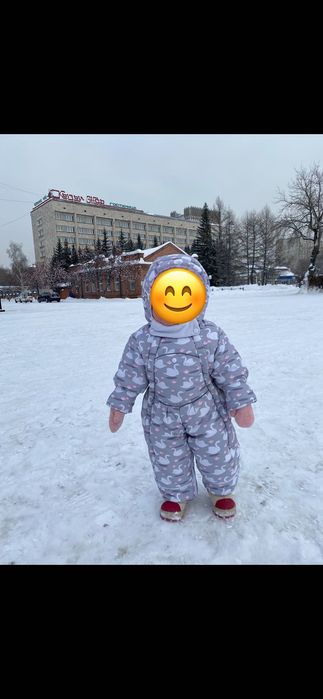 Детский зимний комбинезон на девочку