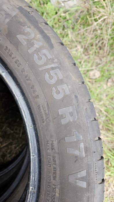 4бр гуми 215 55 17 континентал continental