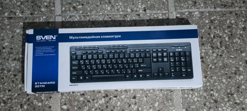 Клавиатура Sven и мышка Logitech